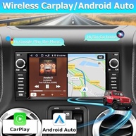 Rádio Automotivo OHREX com CarPlay/Android Auto para Jeep Wrangler JK e Dodge Ram - imagem 4