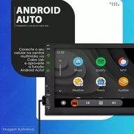 Central Multimídia CarPlay Android Auto Uno Vivace Fiorino 2010-2021 com Câmera de Ré - Preto - imagem 5