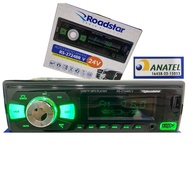 Auto Rádio 24V Roadstar: Som Completo p/ Caminhão e Ônibus - imagem 1