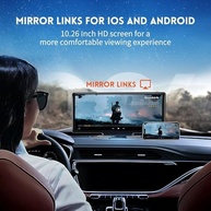 Tela Veicular 26.1cm 4K com Android Auto & Carplay Sem Fio - Câmera 1080p e Sensor G - imagem 4