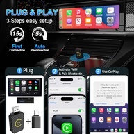 Mini Adaptador CarPlay e Android Auto Sem Fio 2024: Liberdade e Tecnologia no Seu Carro - imagem 5