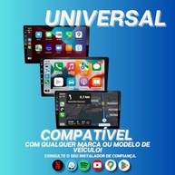 Central Multimídia Universal 9" Quadcore 2GB/32GB: Android 13, CarPlay & Android Auto Sem Fio - imagem 5
