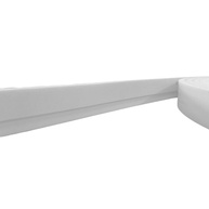 Moldura Roda Teto Eva Autocolante E23 3,5cmx1cm 10 Metros Branco - Decore com Facilidade e Estilo - imagem 1