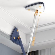 Mop Triangular Giratório 360° com Torção Automática - Limpeza Inteligente para Pisos e Vidros - imagem 4