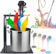 Misturador de Tinta Pneumático 5 Galões - Agitação Automática com Ar Comprimido para Tintas e Revestimentos - imagem 2