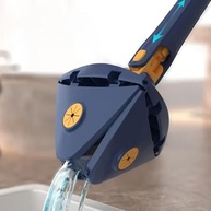 Mop Triangular Giratório 360° com Torção Automática - Limpeza Inteligente para Pisos e Vidros - imagem 5
