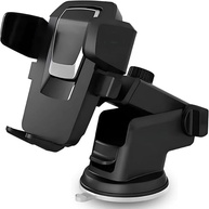 Suporte de Celular para Carro com Trava Automática e Giro 360° - Fixação Premium no Painel/Vidro - imagem 1