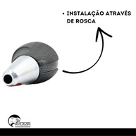 Manopla Câmbio Preta Rav4 Corolla 2013-2019 Automático: Design Moderno e Acabamento Premium - imagem 5