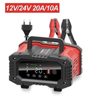 Carregador Inteligente Bivolt 12V/24V para Carro, Moto e Caminhão - 20/10A Automático - imagem 3