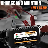 Carregador Automático de Bateria MotoPower MP00206A 12V 1.5A: Mantenha Seus Veículos Sempre Prontos! - imagem 3