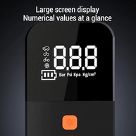 Compressor de Ar Portátil Zopsc: Inflador Digital 150psi com Desligamento Automático e Luz LED - imagem 4