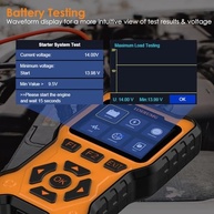 Testador de Bateria Automotiva 12V/24V LOERUMG HBCZ007: Diagnóstico Digital Completo - imagem 4