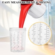Copos de Tinta Descartáveis para Pistola Automotiva 800ml - Kit Completo com 45 Unidades + Acessórios - imagem 4