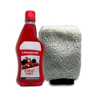Kit Essencial Limpeza Automotiva: Shampoo Neutro 500ml + Luvas Microfibra Profissional - imagem 1