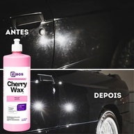 Produto para dar brilho e proteção em Pintura Automotiva Tirar Leves Riscos Cera Limpadora Cherry Wax 1L Zacs - imagem 3