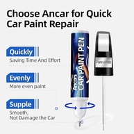 Tinta de Retoque Automotiva 2 em 1 - Caneta para Reparo de Arranhões Pretos com Ponta Dupla - imagem 3