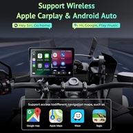 Tela Automotiva APHQUA 522: CarPlay & Android Auto Sem Fio para Motos - 5" IPS, IP67, Bluetooth Duplo - imagem 3