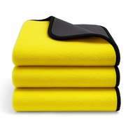 Kit 3 Toalhas de Microfibra Automotiva 400gsm 40x40cm - Dupla Face, Alta Absorção, Sem Fiapos - imagem 1