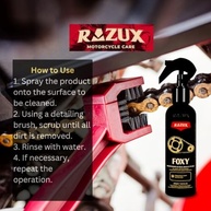 FOXY 240ml: Limpeza Automotiva Impecável para Sua Moto - imagem 3