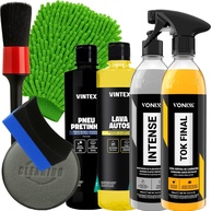 Kit Lavagem Automotiva Vonixx Completo: Tok Final, Intense, Lava Autos, Pretinho e Acessórios - imagem 1