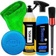Kit Completo Vonixx V-Mol 500ml + Hydrox Fast 500ml + Acessórios Karbox para Detalhamento Automotivo - imagem 2