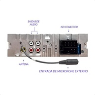 Rádio Automotivo Bluetooth 1 Din 12V/24V 4 Canais 52W RMS RS2724BR MI - Som Potente e Conectividade Total - imagem 4