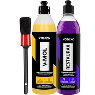 Kit Essencial Detalhamento Automotivo: V-Mol Shampoo + Restaurax Vonixx + Pincel Karbox - imagem 2