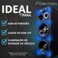 Kit 6 Strobo Som Automotivo LED Rítmico Bluetooth Deltrônica: Iluminação Inteligente e Divertida! - imagem 5