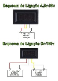 Medidor de Bateria Digital 12V-100V: Monitore sua Fonte Chaveada e Som Automotivo com Precisão - imagem 5