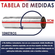 2x Manta Asfáltica Antivibração e Isolamento Térmico Automotivo - 20m Fita Alumínio - imagem 5