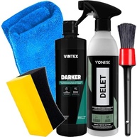 Kit Essencial Detalhamento Automotivo: Vonixx Delet 500ml, Darker 500ml e Acessórios Karbox - imagem 2