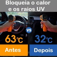 Protetor Solar Para-brisa Automotivo Dobrável 130x80cm - Proteção UV e Térmica Essencial - imagem 4