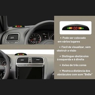 Sensor de Estacionamento Automotivo com Display LED e Alarme Sonoro - Radar de Ré Essencial - imagem 3