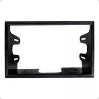 Transforme Seu Carro: Moldura 2 DIN Universal para Rádio Automotivo - Preto Elegante - imagem 1