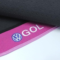 Tapete Automotivo Gol G1 a G8 Rosa Borracha e Carpete Personalizado 3 Peças - imagem 4