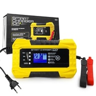 Carregador de Bateria Automotivo Digital 10A Pro Version - 12V/24V Inteligente para Carro, Moto e Caminhão - imagem 2