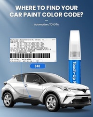 Kit de Retoque Automotivo com Tinta e Cera de Reparo - Cor Exata para Carros (Toyota, Super Branco) - imagem 3
