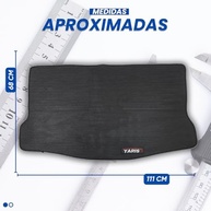 Kit Tapete Automotivo Emborrachado Impermeável Yaris Hatch 2019-2025 (XL, XLS, XS) - Proteção Total - imagem 4