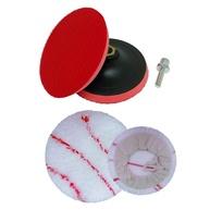 Kit para Polimento Automotivo Premium com Boina de Microfibra 125mm - Compatível com Politrizes, Esmerilhadeiras e Furadeiras - imagem 1
