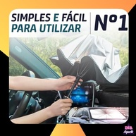 Protetor Solar Automotivo Retrátil: Proteção Térmica UV Universal para Carro, Caminhão e Van - imagem 3