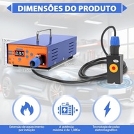 Ferramenta PDR 1380W: Reparo Rápido e Sem Danos para Amassados Automotivos - imagem 3