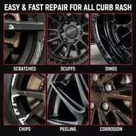 Caneta de Retoque para Aros de Rodas Pretos - Reparo Profissional de Arranhões Automotivos - imagem 5