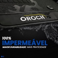 Jogo de Tapetes Automotivos Emborrachados para Renault Oroch 2020-2025 (3 Peças) - imagem 4