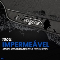 Jogo de Tapetes Automotivos Emborrachados Voyage 2016-2023 (3 Peças) - Proteção e Estilo - imagem 4