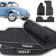 Jogo de Tapetes Automotivos Emborrachados Personalizado para Fusca (3 Peças) com Logo Bordado - Todos os Anos (1951-1996) - imagem 2