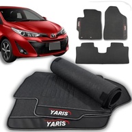 Jogo de Tapetes Automotivos Emborrachados Premium para Toyota Yaris (2018-2025) - 3 Peças - imagem 2