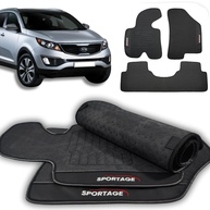Jogo de Tapetes Automotivos Emborrachados Premium para Kia Sportage (2011-2015) - 3 Peças - imagem 1