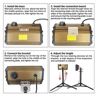 DATOUBOSS Lâmpada de Cura Infravermelha 1000W - Secagem Rápida e Portátil para Reparos Automotivos - imagem 5