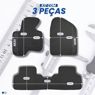 Jogo de Tapetes Automotivos Emborrachados Premium para Hyundai Ix35 (2011-2024) - 3 Peças Impermeáveis - imagem 3