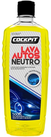Lava Autos Neutro Interbrilho Cockpit 500ml: Brilho e Proteção Sem Danificar a Pintura - imagem 1